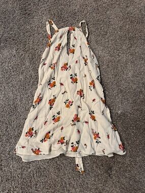 Privacy Please Revolve Cream Floral Tie-Strap Dress medium